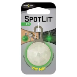 NITE IZE SpotLit LED Carabiner Light, Green