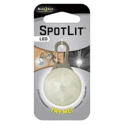 NITE IZE SpotLit LED Carabiner Light, White