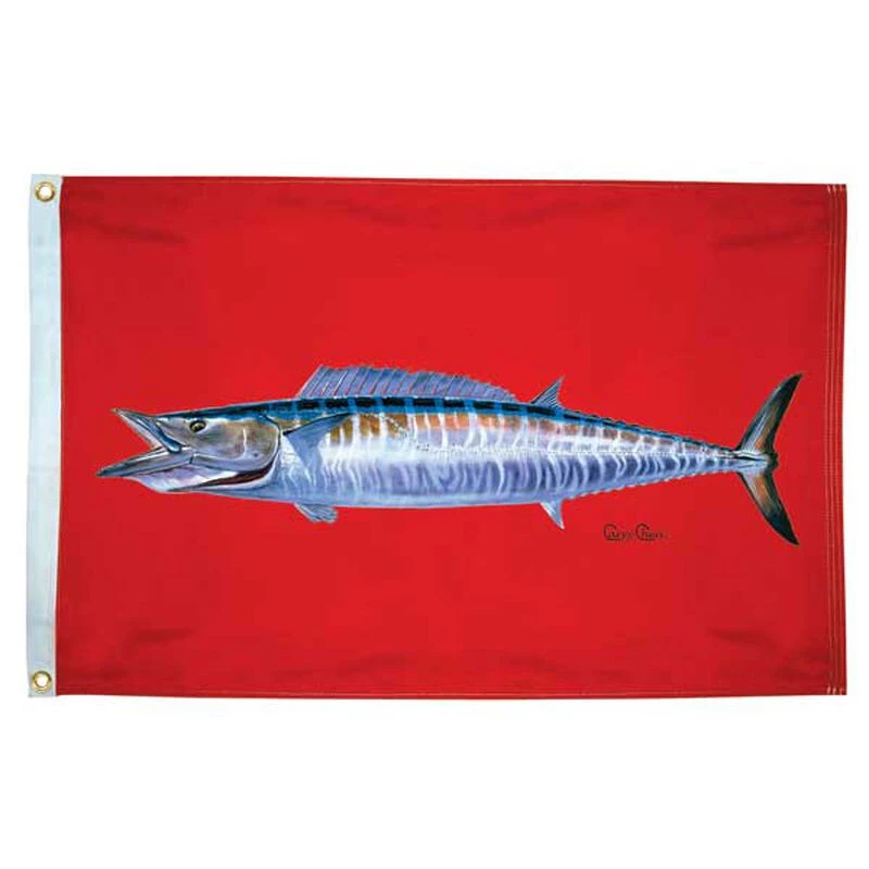 TAYLOR MADE Carey Chen Wahoo Flag, 24" x 36"