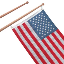 WHITECAP 36" Teak Ensign Flagpole