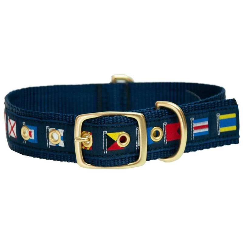LEATHER MAN Code Flag Dog Collars - Image 5