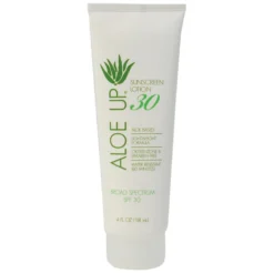 ALOE UP SPF 30 White Line Sunscreen Lotion, 4 oz.