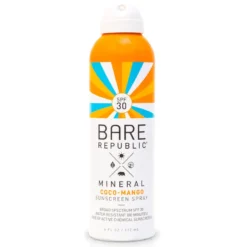 BARE REPUBLIC Mineral SPF 30 Coco-Mango Sunscreen Spray, 6oz.