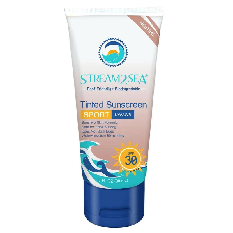 STREAM2SEA SPF30 Tinted Sunscreen Lotion, 3oz.
