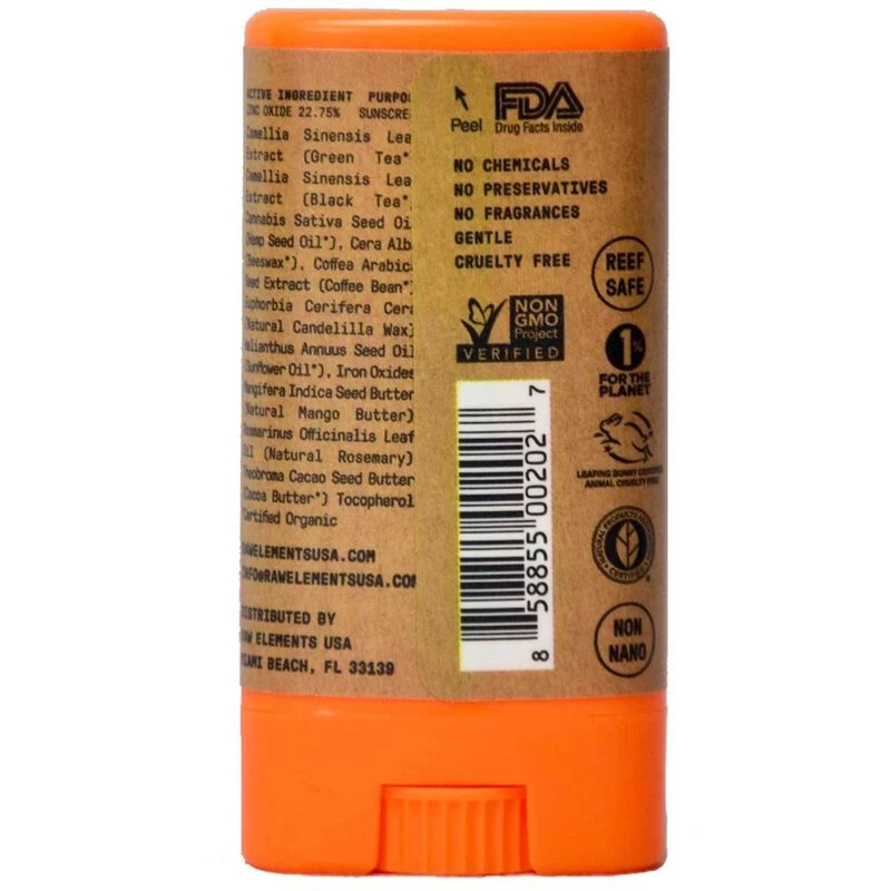 RAW ELEMENTS SPF 30 Tinted Stick Sunscreen - Image 2
