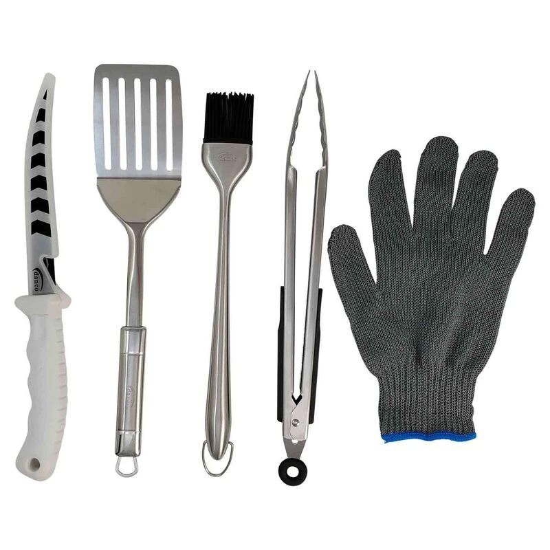 DANCO Catch, Clean & Cook 5-Piece Grill Kit