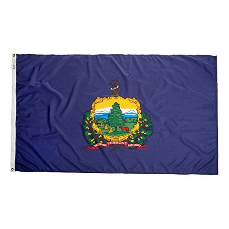 ANNIN FLAGMAKERS 12" x 18" Vermont State Flag