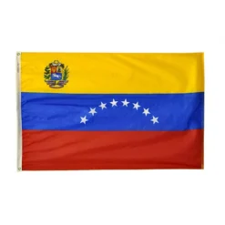 ANNIN FLAGMAKERS 12" x 18" Venezuela Courtesy Flag