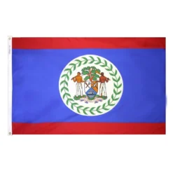 ANNIN FLAGMAKERS 12" x 18" Belize Courtesy Flag