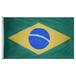 ANNIN FLAGMAKERS 12" x 18" Brazil Courtesy Flag