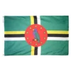 ANNIN FLAGMAKERS 12" x 18" Dominica Courtesy Flag