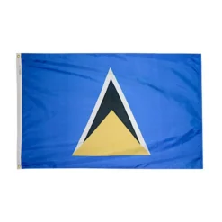 ANNIN FLAGMAKERS 12" x 18" St. Lucia Courtesy Flag