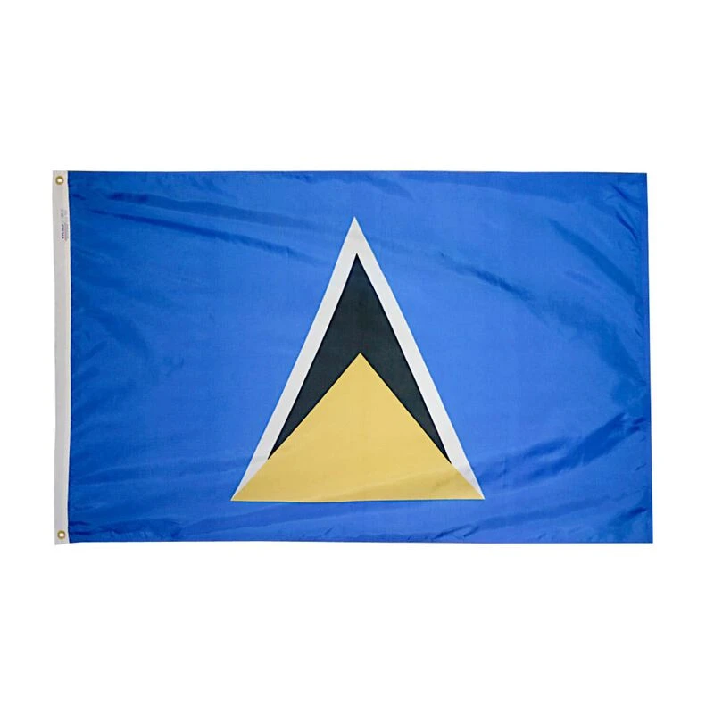 ANNIN FLAGMAKERS 12" x 18" St. Lucia Courtesy Flag