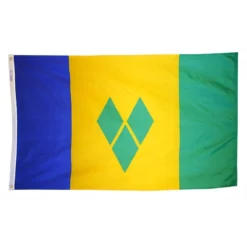 ANNIN FLAGMAKERS 12" x 18" St. Vincent Courtesy Flag