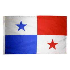 ANNIN FLAGMAKERS 12" x 18" Panama Courtesy Flag