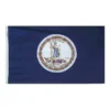 ANNIN FLAGMAKERS 12" x 18" Virginia State Flag