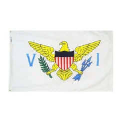 ANNIN FLAGMAKERS 12" x 18" U.S. Virgin Islands Courtesy Flag