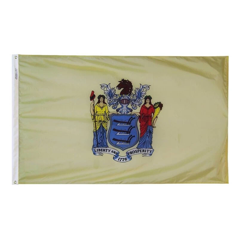 ANNIN FLAGMAKERS 12" x 18" New Jersey State Flag