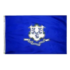 ANNIN FLAGMAKERS 12" x 18" Connecticut State Flag
