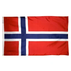 ANNIN FLAGMAKERS 12" x 18" Norway Courtesy Flag