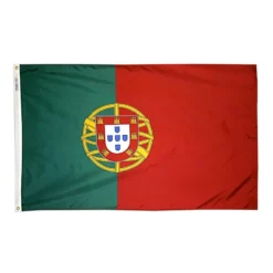 ANNIN FLAGMAKERS 12" x 18" Portugal (no sea) Courtesy Flag