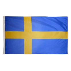 ANNIN FLAGMAKERS 12" x 18" Sweden Courtesy Flag