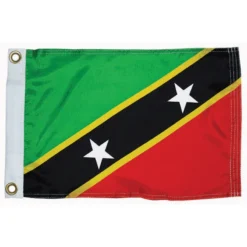 TAYLOR MADE St Kitts Courtesy Flag, 12" x 18"