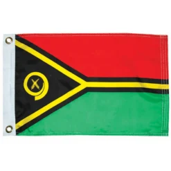 TAYLOR MADE Vanuatu Courtesy Flag, 12" x 18"